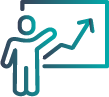 Reduce risk through better user behaviour icon