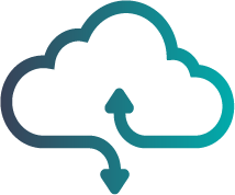 Cloud scale Cloud scale icon
